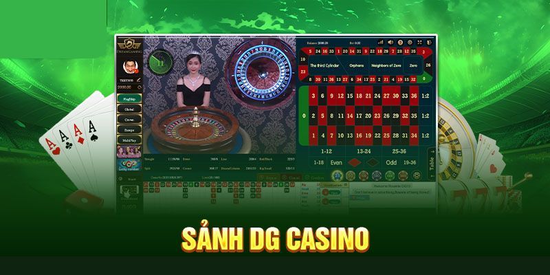 Những tựa game có mặt tại DG casino